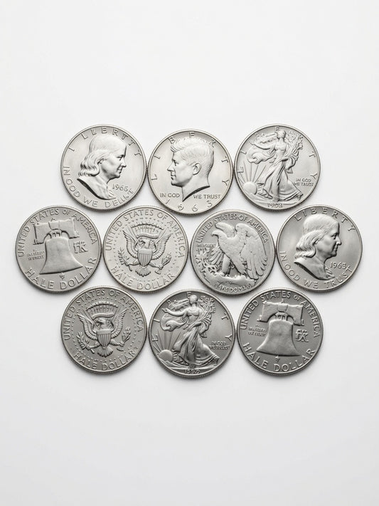 $5 Face Value - Half Dollars